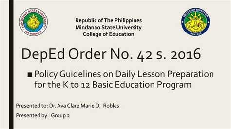 deped order 24 s. 2016|DO 42, s. 2016 .
